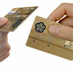 two golden credit card